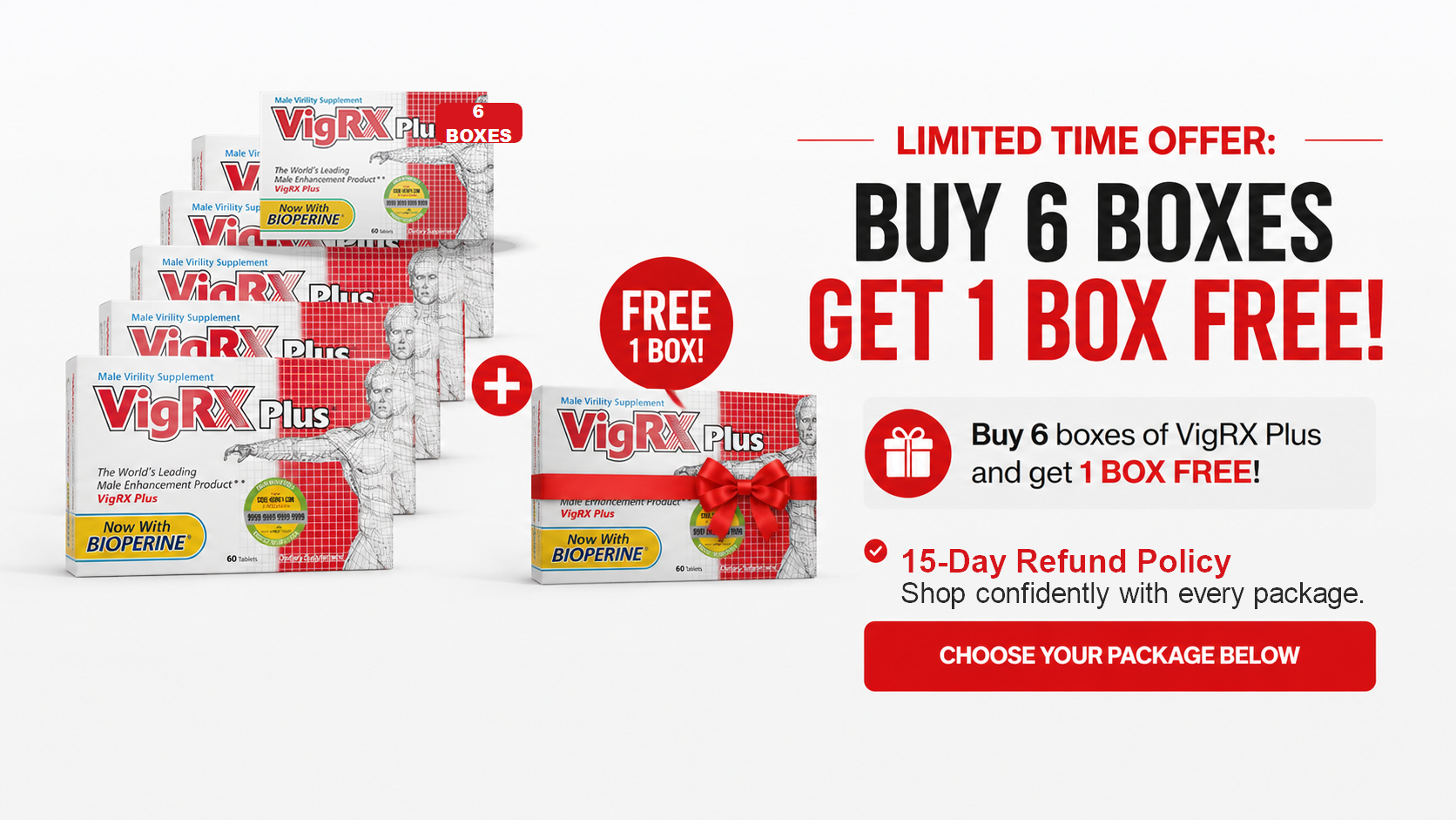Buy 6 boxes get 1 box free